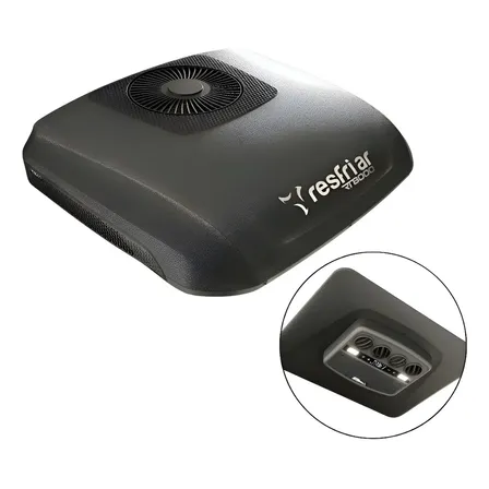 Ar Condicionado Eletrico Caminhão Resfriar Rt 8000 Black 24v