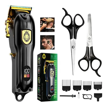 Maquina Cortar Pelo Hombre Profesional Inalambrica Kit Barba
