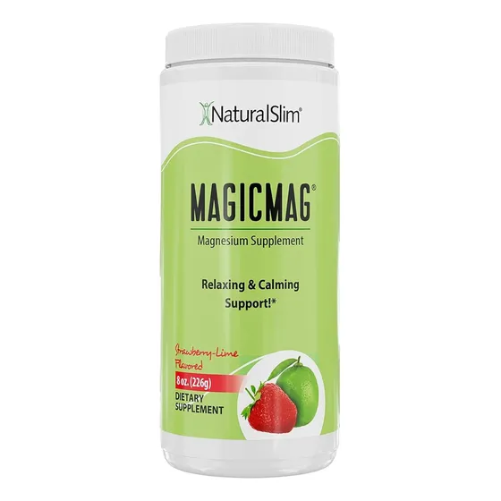 Magicmag Naturalslim Citrato Magnesio Polvo 226g Fran Suarez Sabor Frutilla y limón