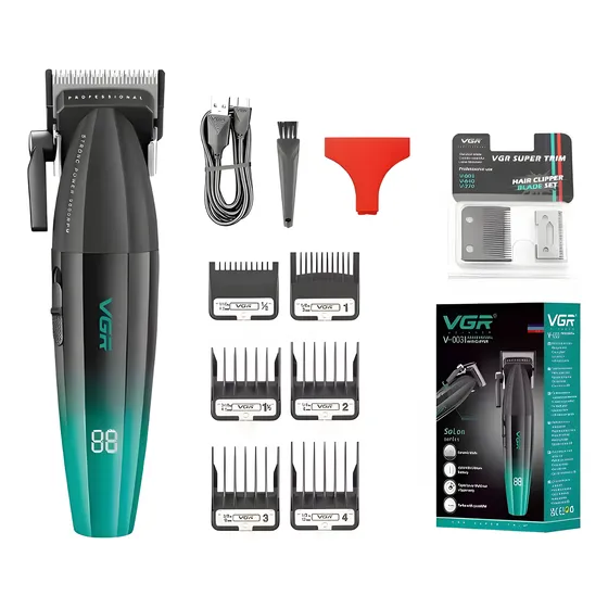 Cortadora De Cabello Vgr V-003 Inalámbrica 9000rpm