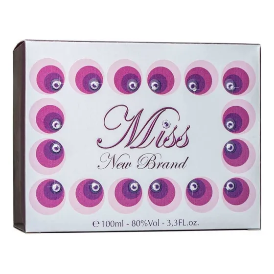 Miss New Brand Eau De Parfum Perfume Feminino 100ml Blz