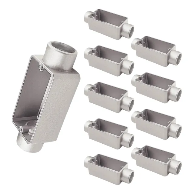 20 Conduletes Aluminio Tipo C 3/4 Fixo S/rosca S/tampa