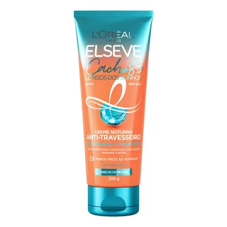 Creme Noturno Anti-travesseiro Elseve Cachos Longos Dos Sonhos 200ml Creme Noturno Anti-travesseiro Elseve Cachos Longos Dos Sonhos 200ml