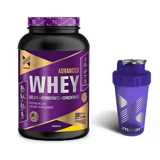 Proteína Advanced Whey Xtrenght® 2lbs. + Shaker 600cm3