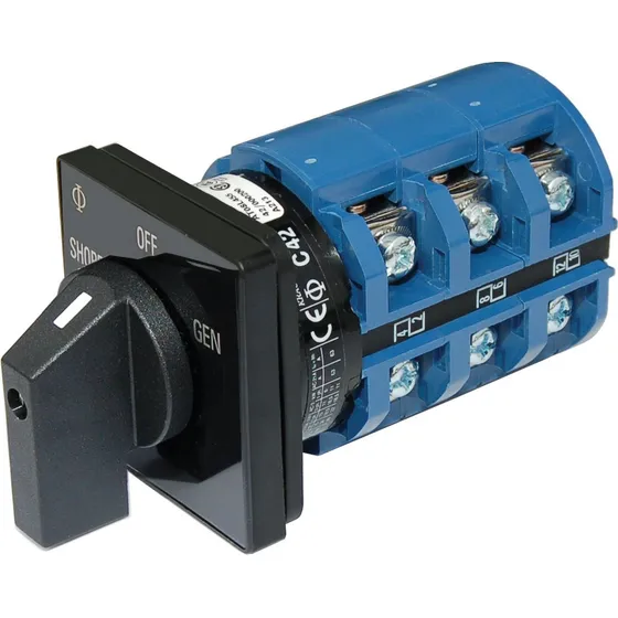Interruptor Giratorio Ac Blue Sea Systems 9019 Apagado + 2 P