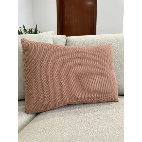 Capa De Almofada Decorativa Lisa Tricot 60x40 Sofa Cama