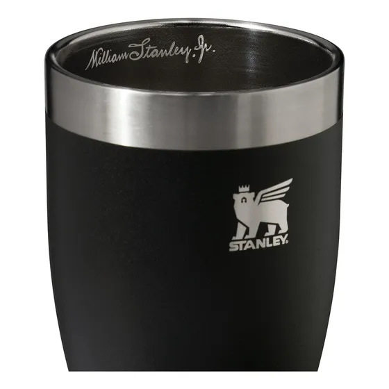 Vaso Prismatic Pilsner Glass Foundry Black 443ml Stanley Foundry Black