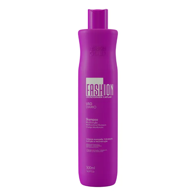 Shampoo Cronograma Capilar 500ml - Fashion Gold
