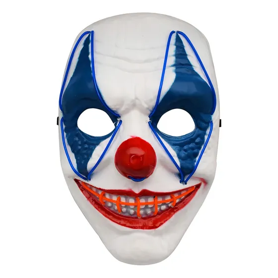 Mascara Iluminada 1 Unidad Halloween Big Party Color Multicolor