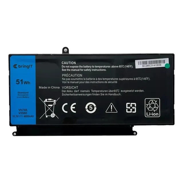 Bateria Para Note Dell Vostro 5480 5560 Vh748 11.1v 51.2wh