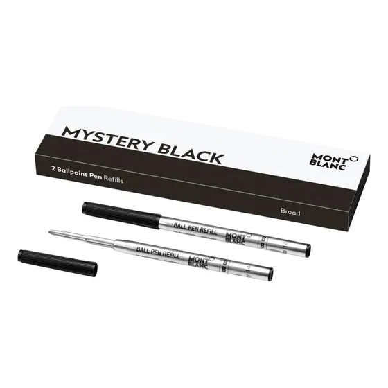 Repuesto Bolígrafos Montblanc Negro Punta Gruesa