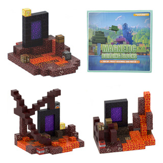 Crafties 128pz Bloques De Magnéticos Juegos Set Lava-nether Crafties 128pz Bloques De Magnéticos Juegos Set Lava-nether