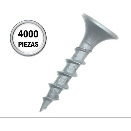 4000 Pijas Para Tablaroca Galvanizada 6mm X 1/2 P