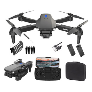 Mini Drones E88 Con Doble Cámara Y 2 Baterías Mini Drones E88 Con Doble Cámara Y 2 Baterías