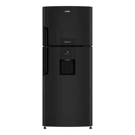 Nevera No Frost 415 Litros Brutos Mabe Rmp415gcg Color Grafito Con Manija Integrada Dispensador De Agua 2 Puertas