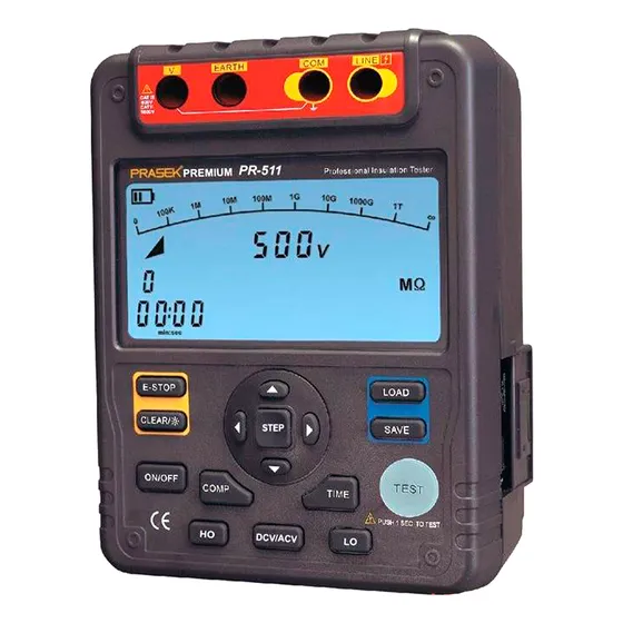 Megómetro Digital Prasek Pr-511 1000v (certificado Incluido)