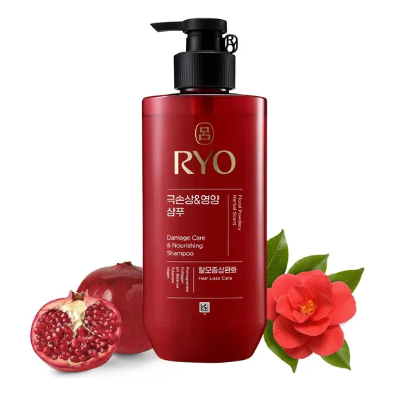 Champú Ryo Hair Damage Care & Nourishing Con Ginseng Coreano