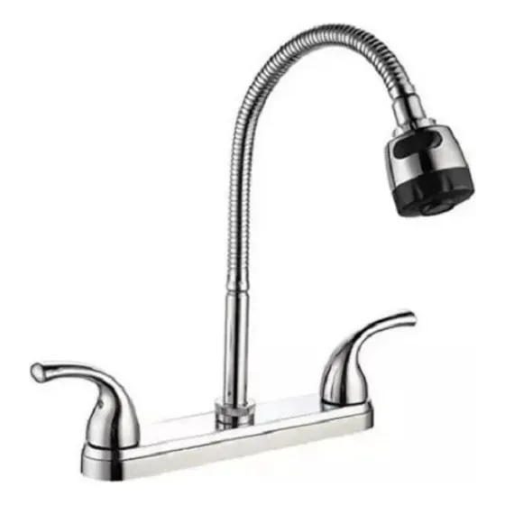 Llave Fregadero Flexible Con Rociador Multi-funcion 