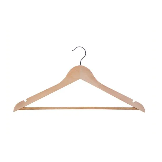 Gancho Para Ropa De Madera De Elegancia Y Calidad 