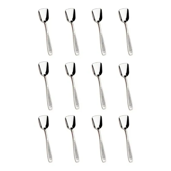 12 Cucharas Para Azucar Y Helado Tramontina Athenas Samihome
