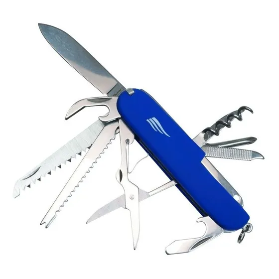 Navaja Multiherramienta Cortapluma Outdoor Nautika Zeus Color Azul