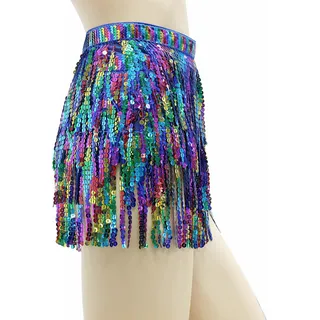 Alta Calidad Sparkly Hip Bufanda Falda Faldas Envueltas, Alta Calidad Sparkly Hip Bufanda Falda Faldas Envueltas,