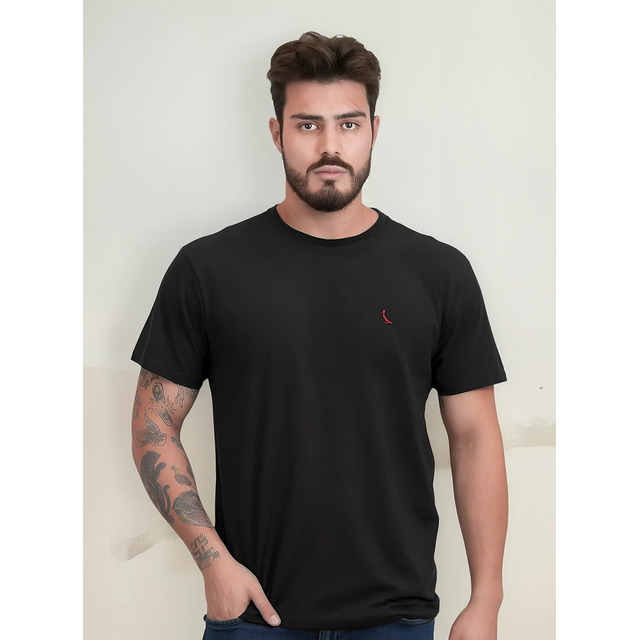 Camiseta Reserva Básica Brasa Red Preta Camiseta Reserva Básica Brasa Red Preta