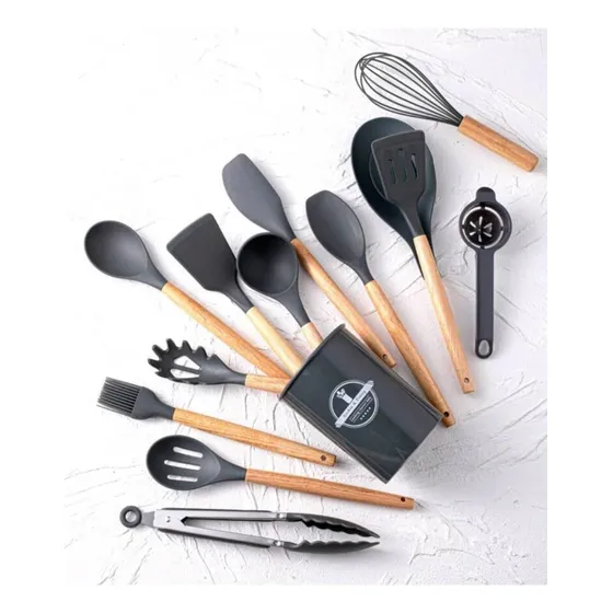 Set De Utensilios De Cocina 12 Piezas Silicón