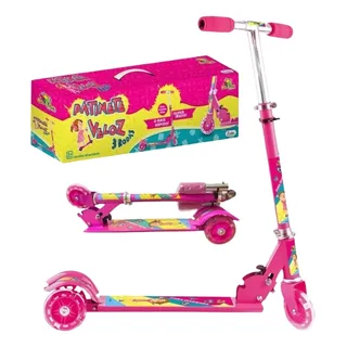 Patinete Infantil 3 Rodas Até 50kg Rosa Patinete Infantil 3 Rodas Até 50kg Rosa