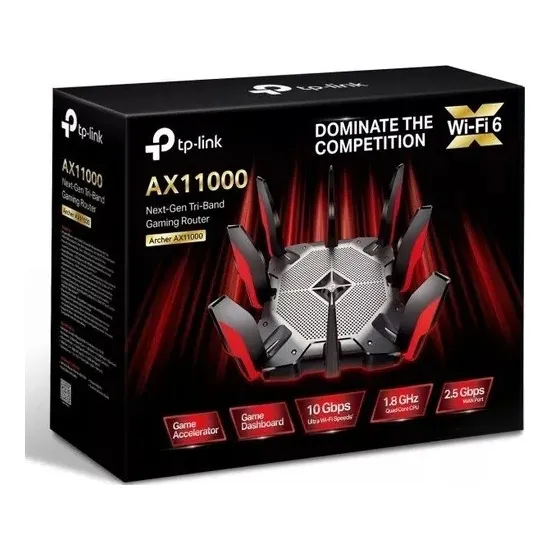 Router Archer Ax11000 Gaming Wifi6 Gigabit 8 Ant