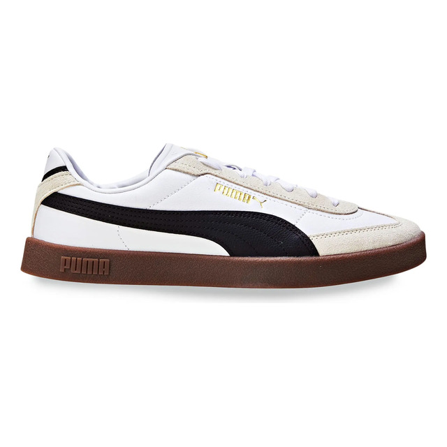 Tênis Casual Feminino Club Il Era Puma Branco E Bege E Preto Lisa 41 Eu