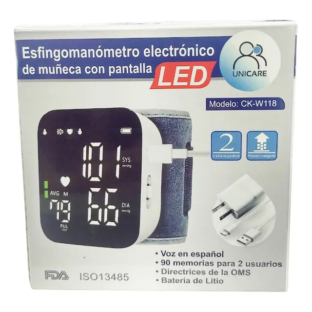 Tensiómetro Digital Batería Recargable Con Altavoz