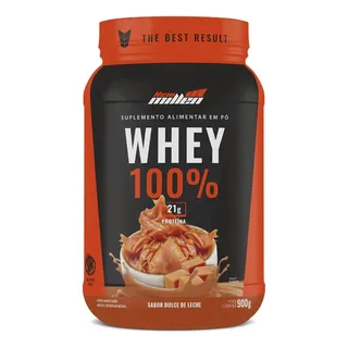 Whey 100% New Millen Pote 900g Sabor Doce De Leite Whey 100% New Millen Pote 900g Sabor Doce De Leite