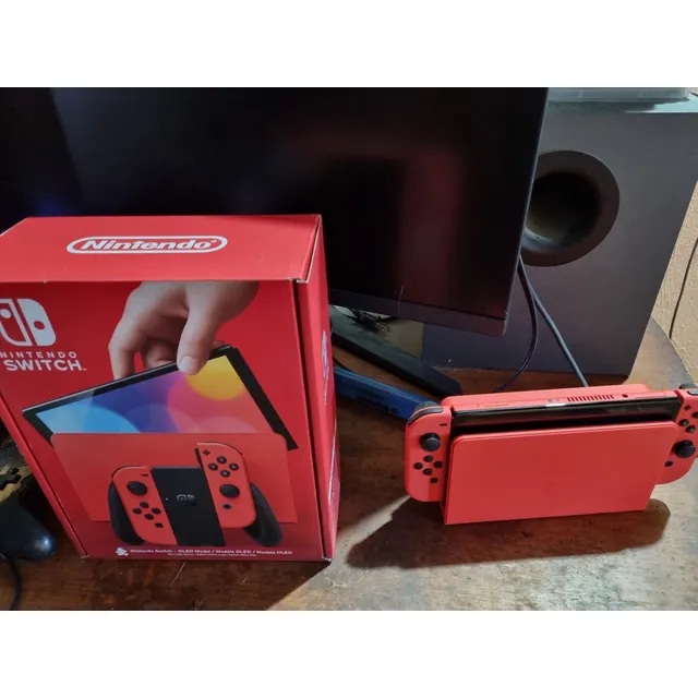 Nintendo Switch Oled Mario Mas Controles Zelda