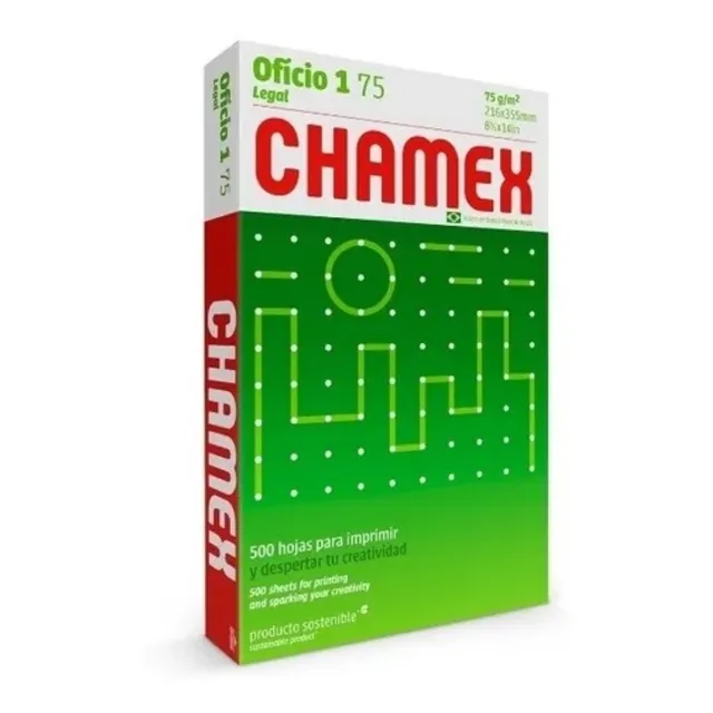 Resma Papel Chamex Oficio 75g X 500 Hojas