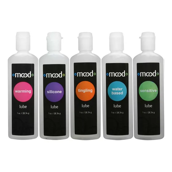 Pack Surtido Lubricantes Mood 5 Onzas Diferentes Sabores