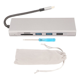 Interfaz Usb C Hub M.2, Carcasa Ssd, 8 En 1, 100 W, 5 Gbps Interfaz Usb C Hub M.2, Carcasa Ssd, 8 En 1, 100 W, 5 Gbps