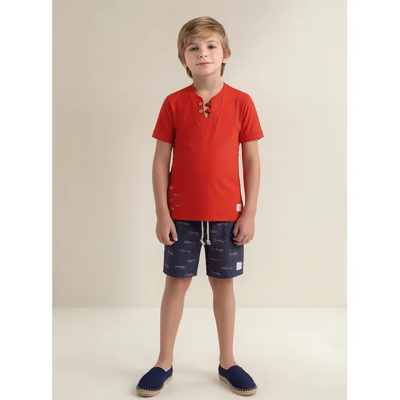 Conjunto Infantil Masculino Peixes Bugbee