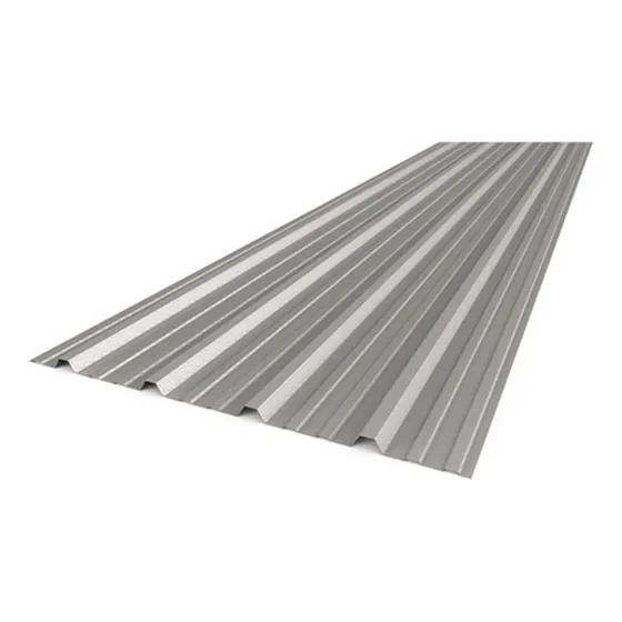 Chapa Trapezoidal Cincalum C25 1,10 x 1 metro 0,5mm espesor