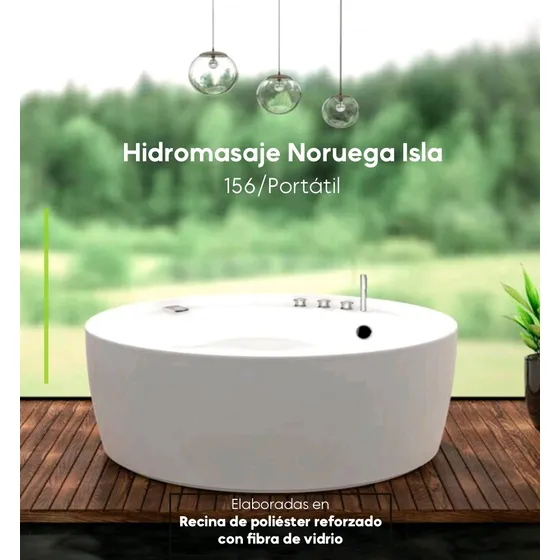 Spa/jacuzzi/bañera Hidromasaje Noruega Isla 1.56 Sobreponer