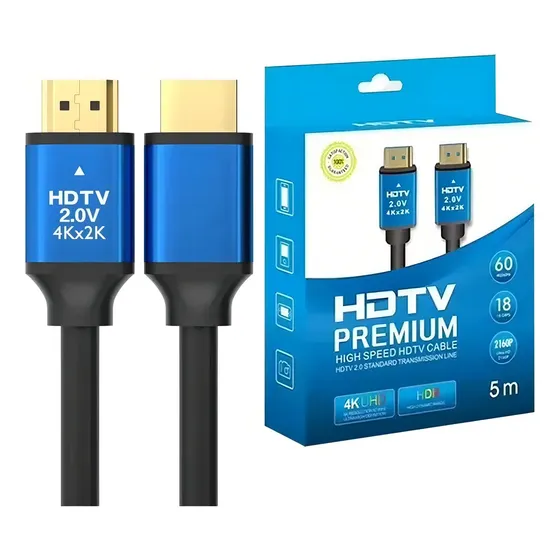 Cable Hdmi 2.0 4k Ultra Hd 3d 60hz 2160p Premium 15 Metros | Cuotas sin interés