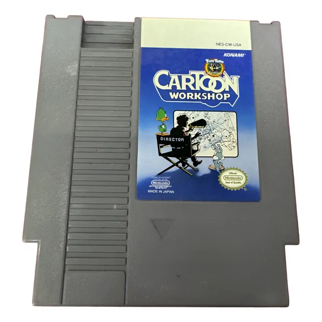 Tiny Toons Cartoon Workshop Nintendo Nes Original