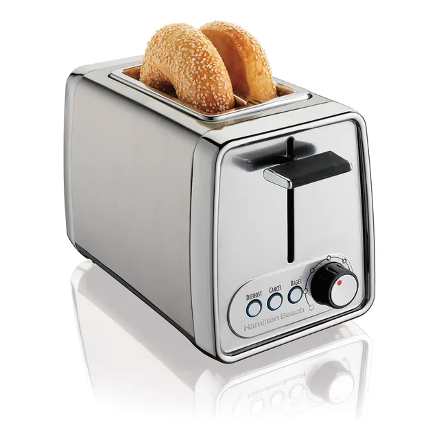 Tostadora Acero Inoxidable 2 Rebanadas 850w Hamilton Beach