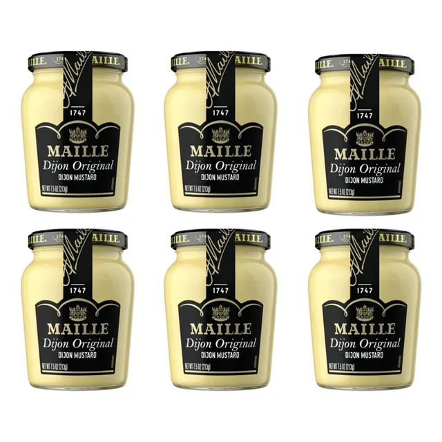 Mostaza, Dijon Originale Sin Sulfitos Añadidos, 6 Unidades