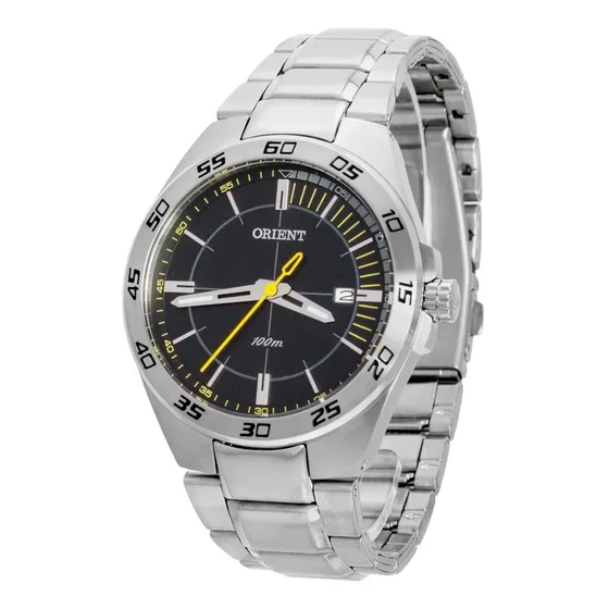 Relógio Orient Masculino Mbss1299 P1sx Aço Analogico