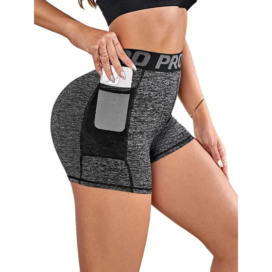 Licra Deportiva Shorts Lycra Yoga Dama Running Pro