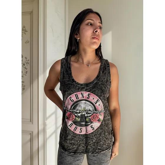 Musculosa Guns N Roses Clasica De Algodon Nevada Lupe Store