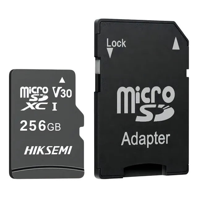 MEMORIA MICRO SD 256 GB HIKSEMI CON ADAPTADOR