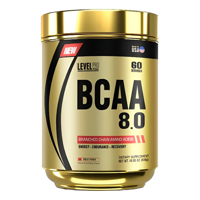 Bcaa 8.0 / Aminoácido En Polvo - Level Pro 540gr