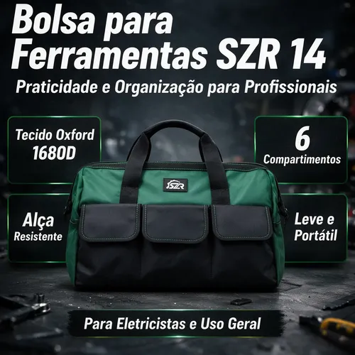 Caixa Plástica Organizadora P/ Ferramentas Reforçada 21'' Fst094